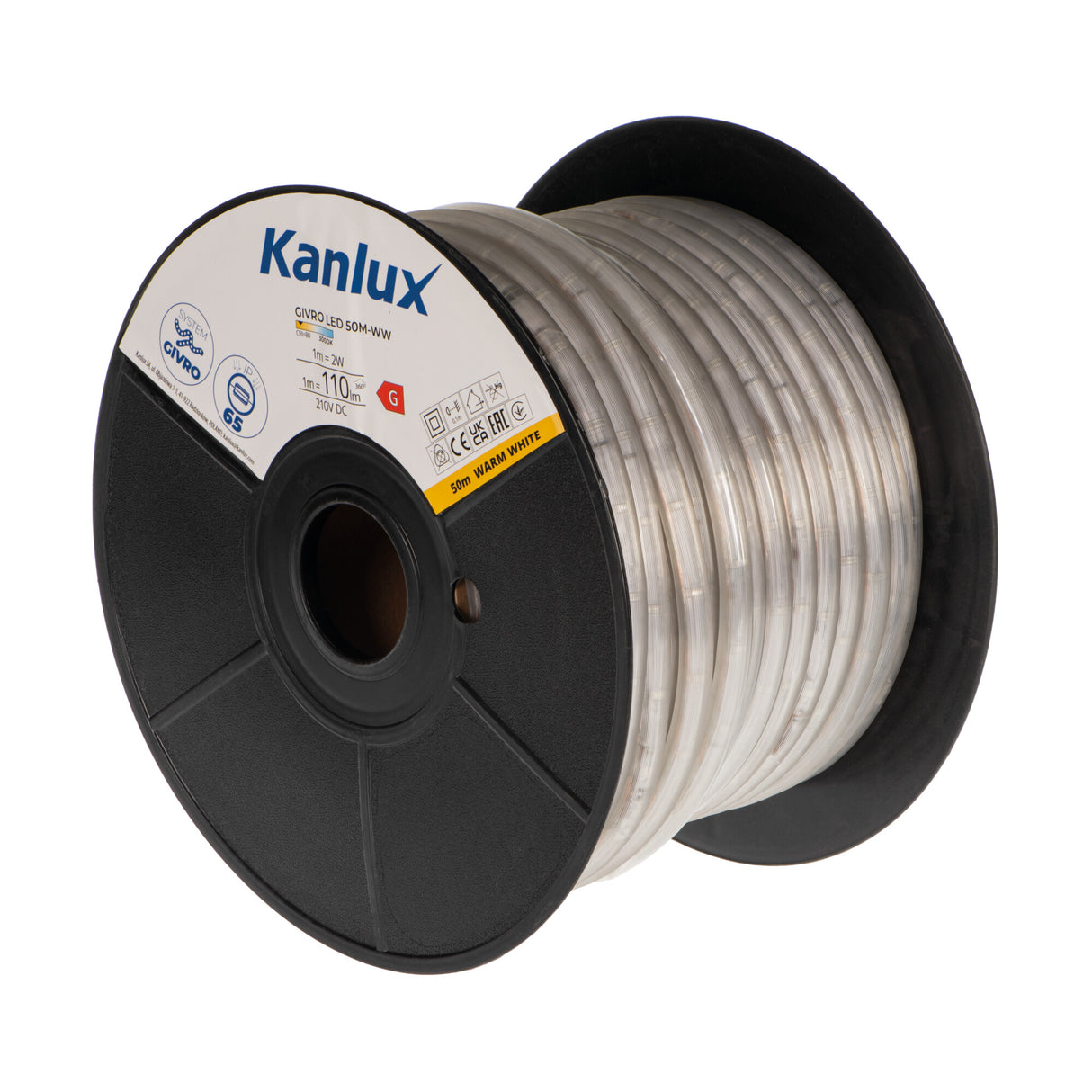 LED Rope Light 50m 100W IP65 Weatherproof - Warm White
