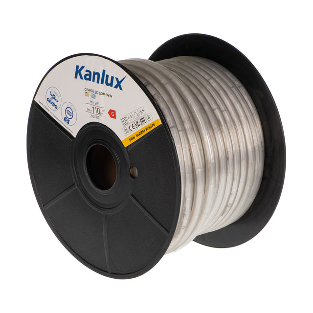 LED Rope Light 50m 100W IP65 Weatherproof - Warm White