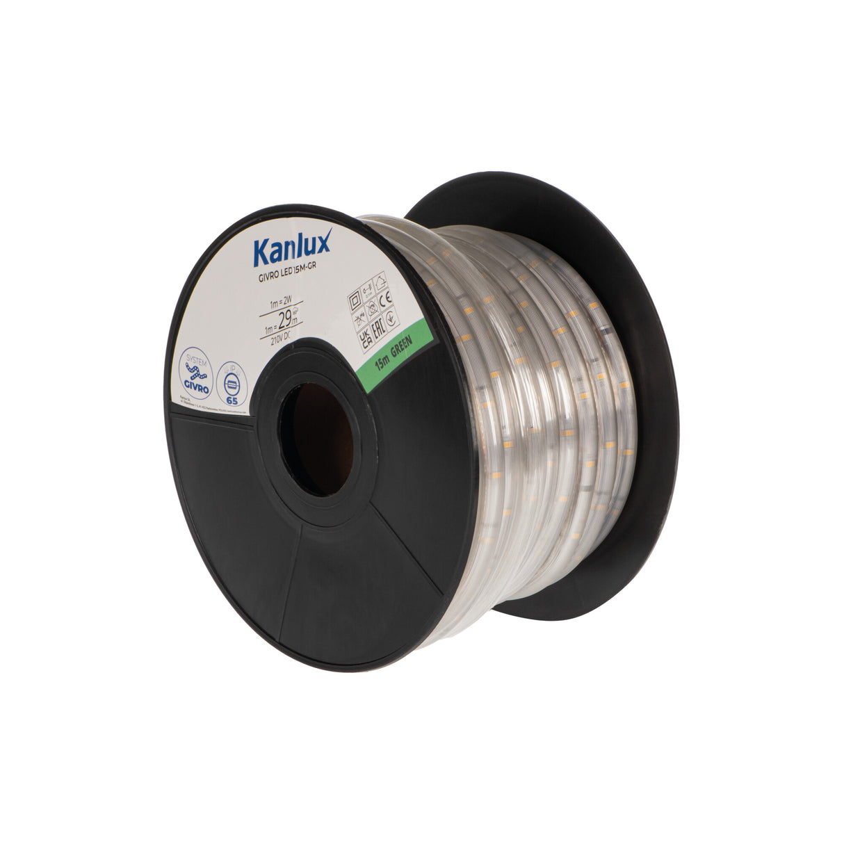 LED Rope Light 15m 30W IP65 Outdoor - Green