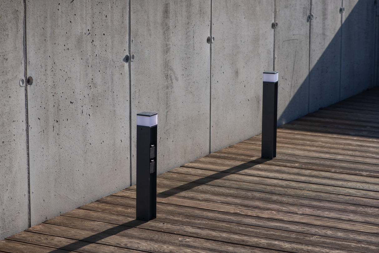 DASTEN 70x70 11W 500 Bollard Light G9 Black 50 - Anthracite