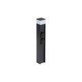 DASTEN 70x70 11W Bollard Light G9 F 50 IP44 Black - Anthracite