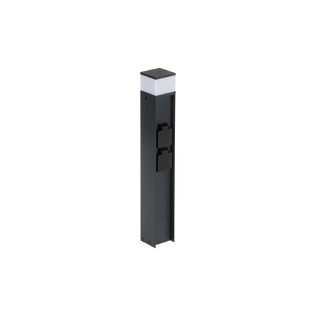 DASTEN 70x70 11W Bollard Light G9 F 50 IP44 Black - Anthracite