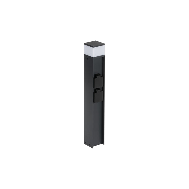 DASTEN 70x70 11W Bollard Light G9 F 50 IP44 Black - Anthracite