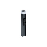 Dasten 70x70 Steel 50 11W G9 Bollard Light - Anthracite