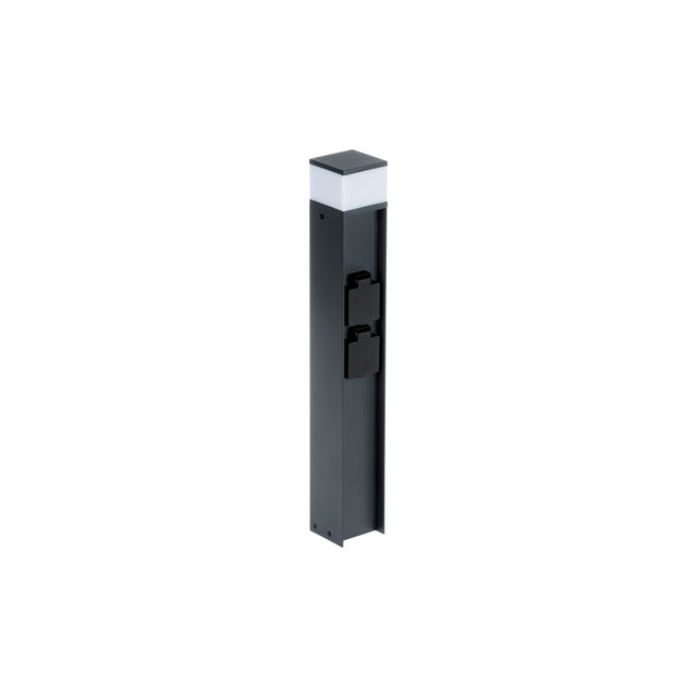 Dasten 70x70 Steel 50 11W G9 Bollard Light - Anthracite