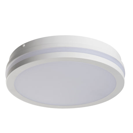 Beno Ø260 24-30W Round LED Ceiling Light IP65 Colour Selectable - White