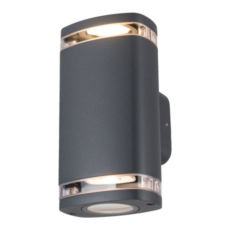 Zevi EL G 2GU10 Garden Spike Light IP54 - Grey