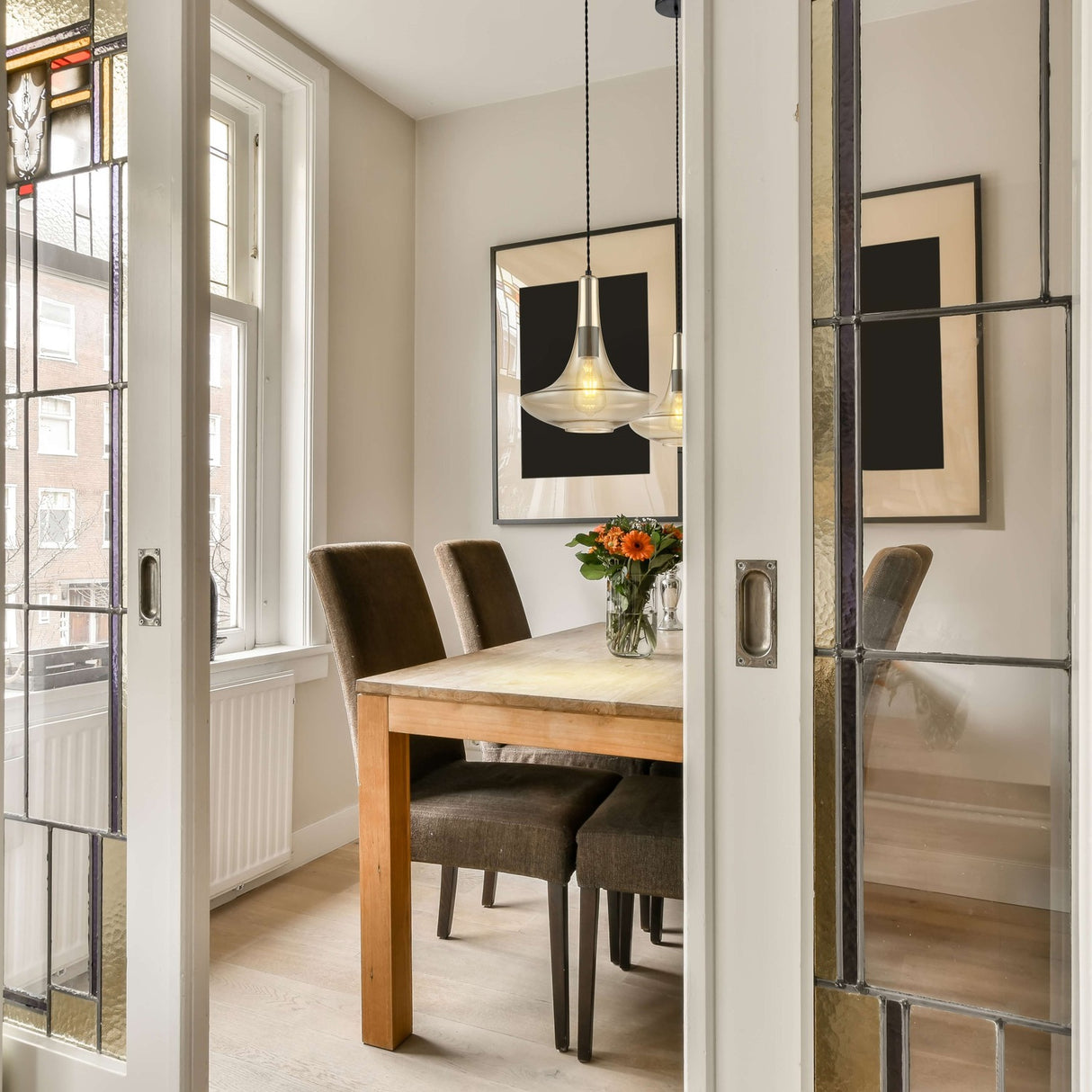 Mezcla lighting accessory, shown in a room setting