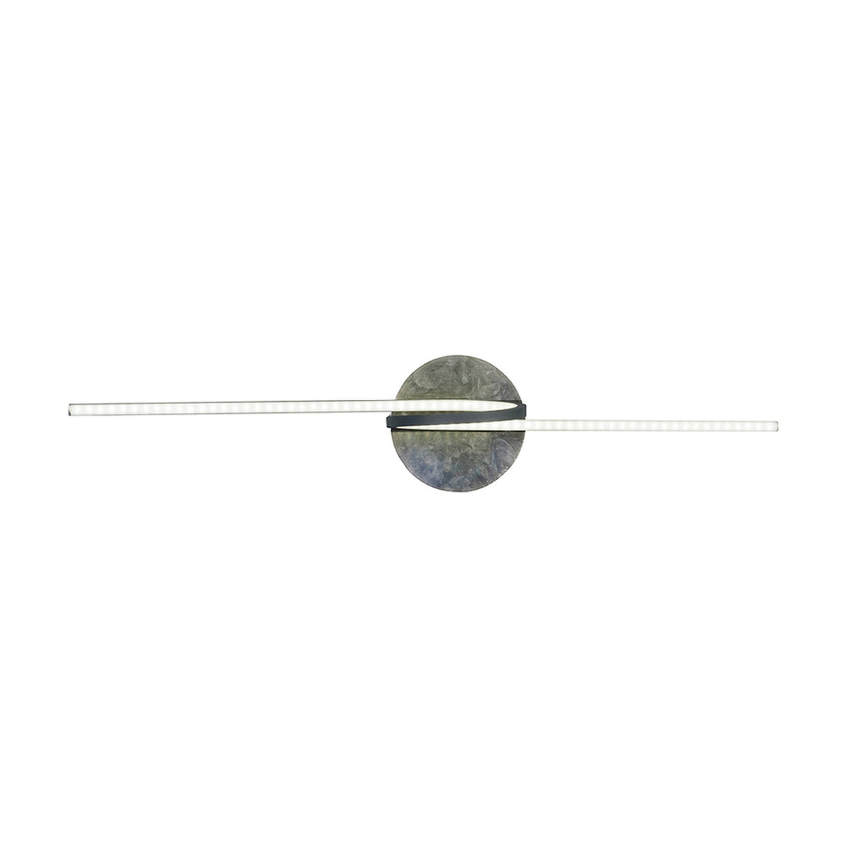Zion Black LED Spiral Wall Light - 15cm