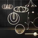 Zion Black LED Spiral Wall Light - 15cm