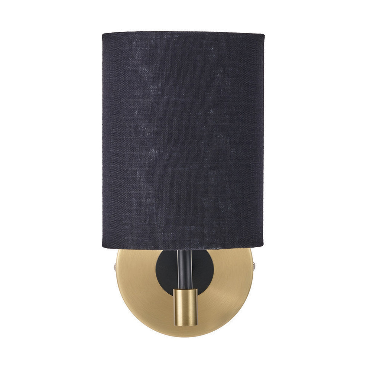 Bryce Black & Gold Metal Wall Light - 26cm