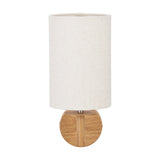Bonham Wood Veneer & Silver Metal Wall Light - 35cm