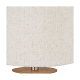 Bonham Wood Veneer & Silver Metal Wall Light - 35cm