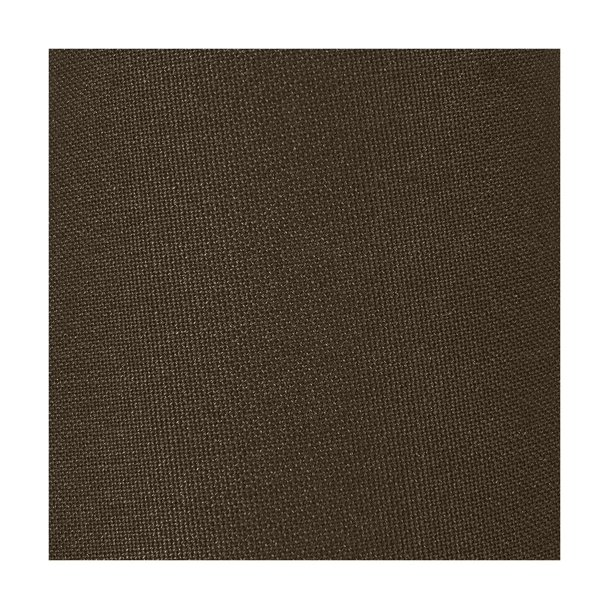 Close-up of woven brown fabric texture, likely a lamp shade material, shown against a plain background.
