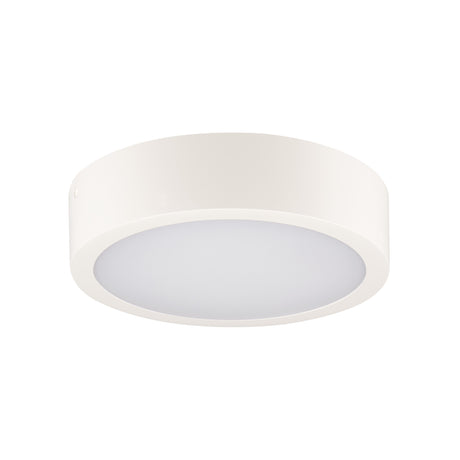 DABER 8-13W Ø250 Round LED Ceiling Light IP66 Colour Selectable - White