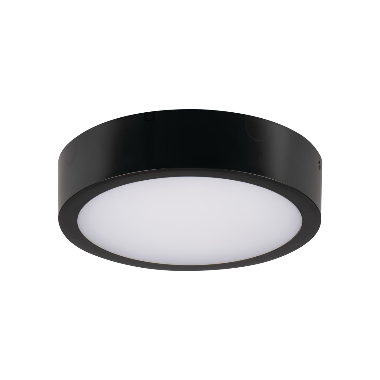 Daber 8-13W Ø250 Round LED Ceiling Light PIR IP66 - Black