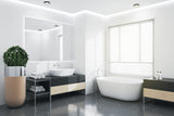 Daber Ø300 12-20W Round LED Ceiling Light Colour Selectable IP66 - Black