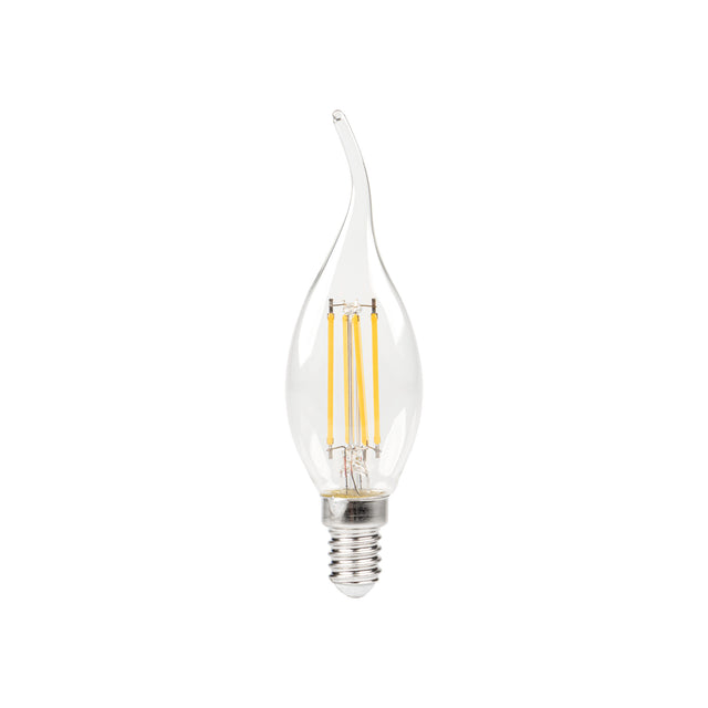 XLED E14 3.4W Filament Candle Bulb 40W-eq 470lm 320° - Warm White