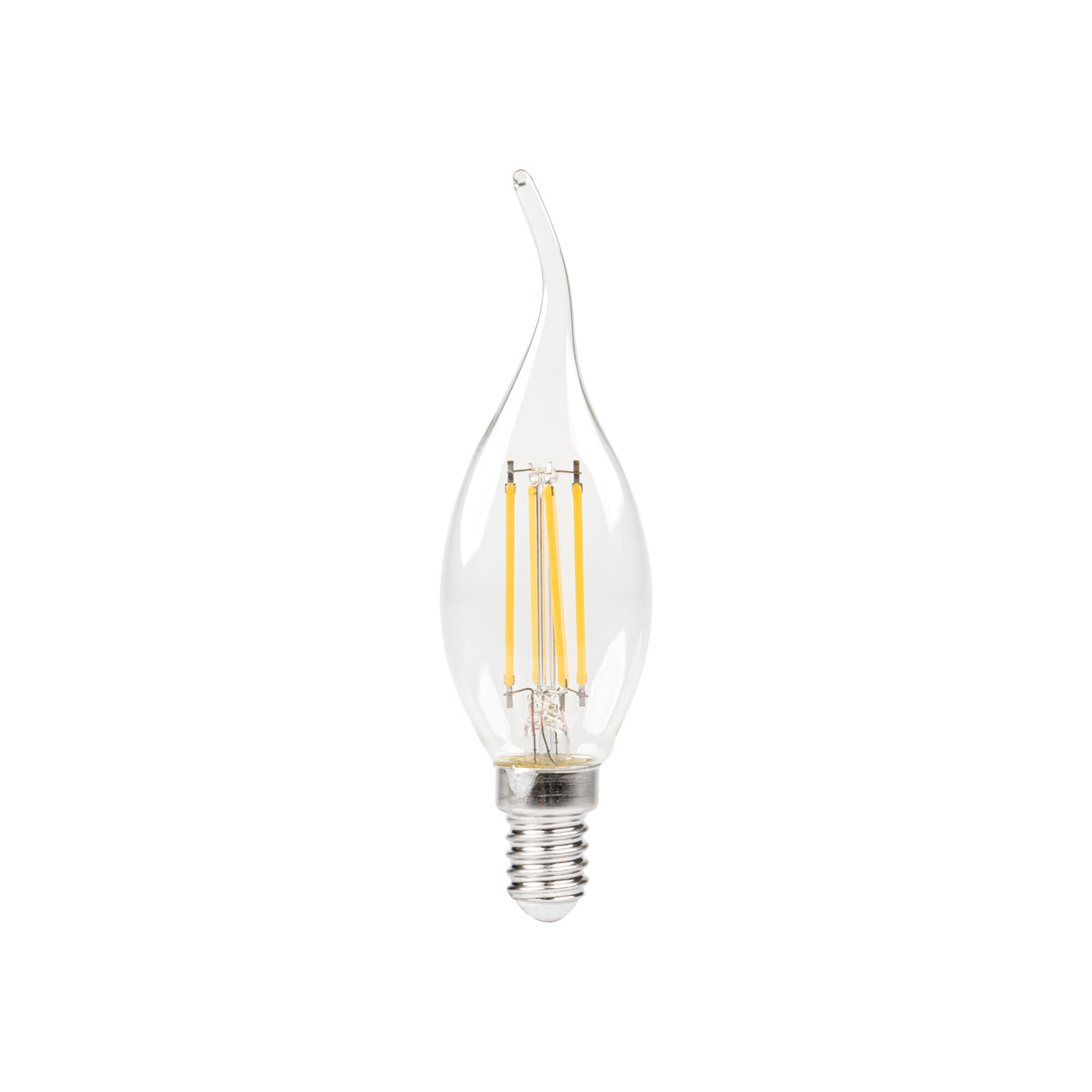 XLED E14 3.4W Filament Candle Bulb 40W-eq 320° 470lm - Cool White