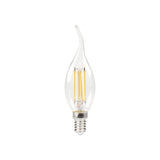 XLED E14 3.4W Filament Candle Bulb 40W-eq 320° 470lm - Cool White