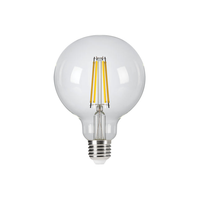 G95 10.5W Filament Globe LED Bulb E27 - Cool White