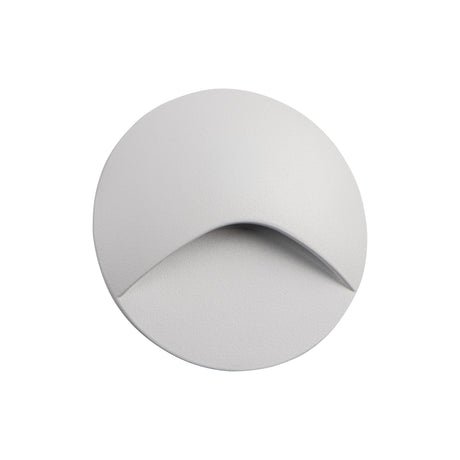 EXIN 2.5W LED Step Light Ø80 Round Warm White - White