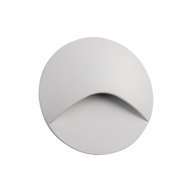 EXIN 2.5W LED Step Light Ø80 Round Warm White - White