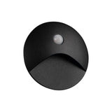 EXIN PIR LED Step Light Ø80 2.5W Warm White - Black