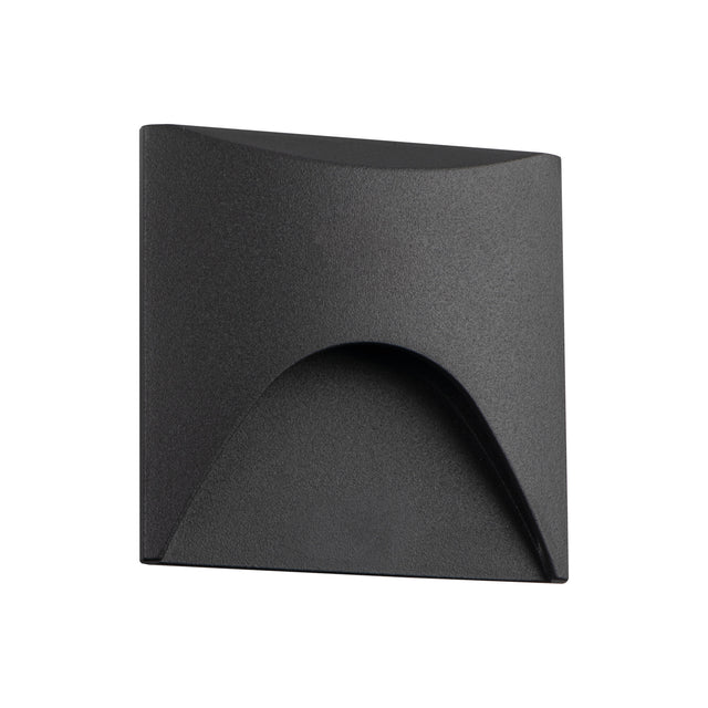 EXIN 80x80 2.5W LED Step Light IP65 Cool White - Grey