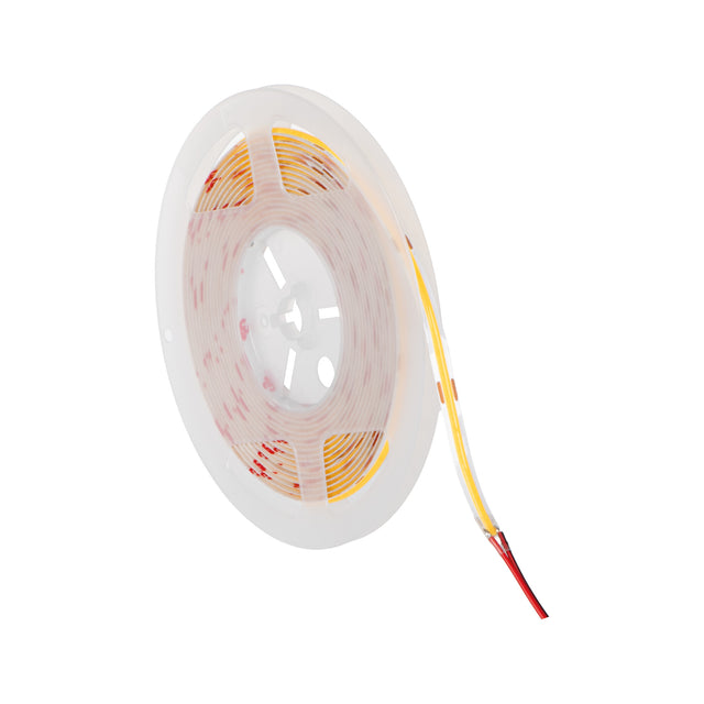 COB LED Strip 3W/m IP65 24V Cut-to-Length 5m Reel - Warm White