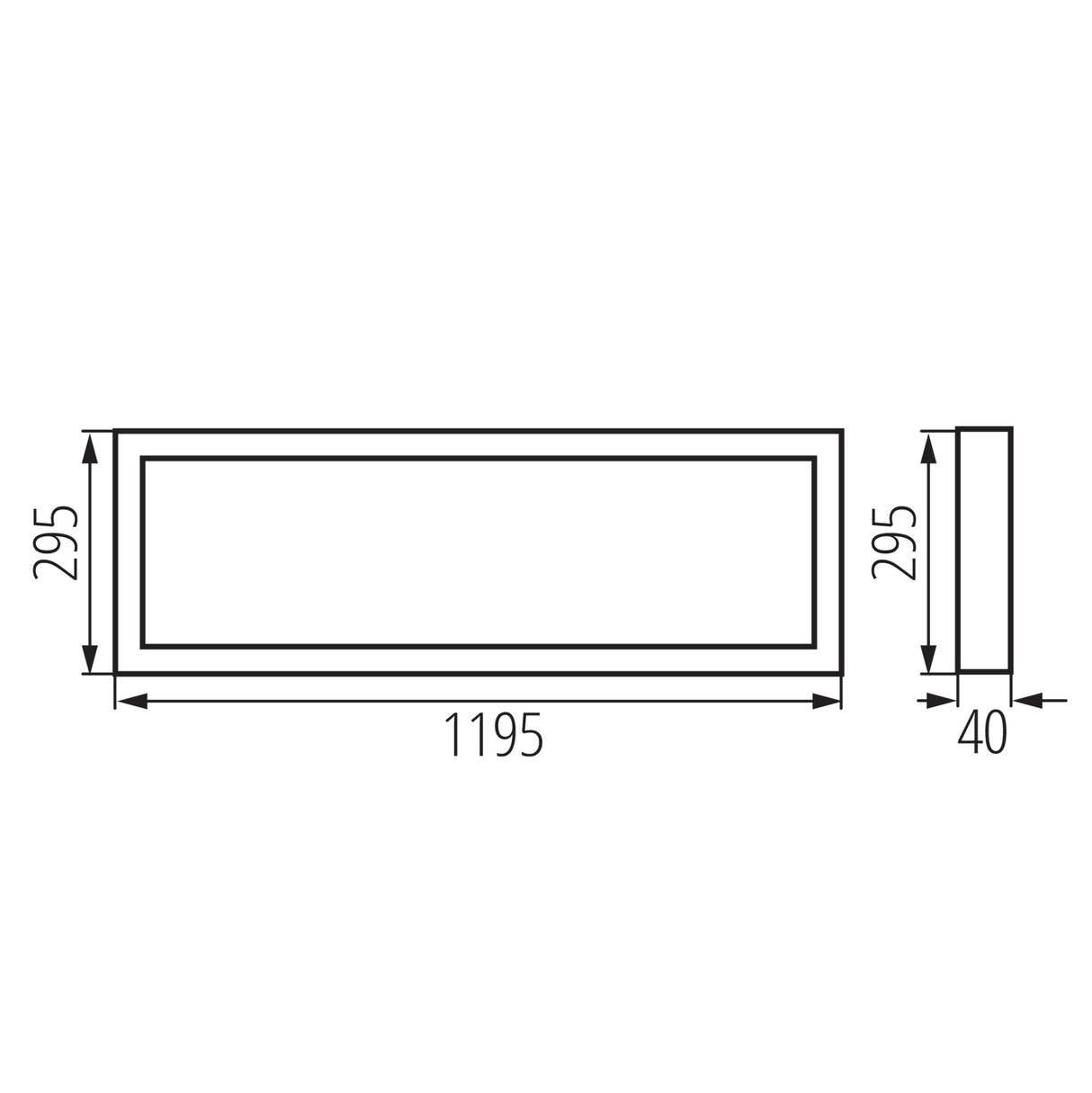 BLINGO UAIO SRM40W120 wiring diagram and dimensions schematic