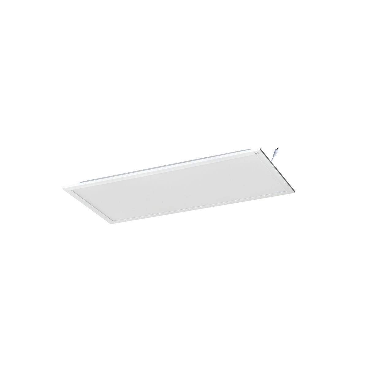 Kanlux Blingo 300x600 Flush Driverless LED Panel in white metal, shown on a plain white background.