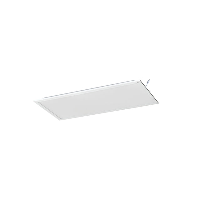 Kanlux Blingo 300x600 Flush Driverless LED Panel in white metal, shown on a plain white background.