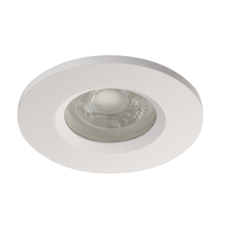 GU10 Recessed Downlight Round IP44 60mm Cut-out White - 10W Max Talu