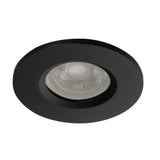 GU10 Recessed Downlight IP44 Round 60mm Cut-out 10W max - Black Talu