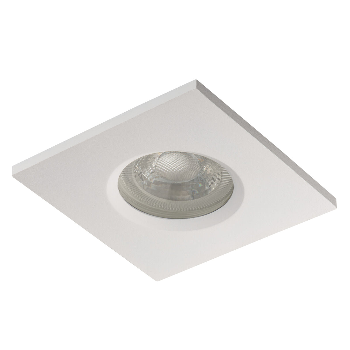 GU10 Recessed Downlight IP44 Square 60mm Cut-out White Talu