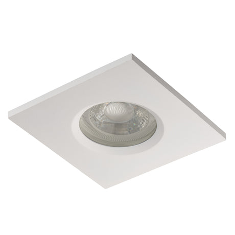 GU10 Recessed Downlight IP44 Square 60mm Cut-out White Talu