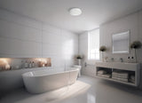 ENELO 17W Round LED Bulkhead IP44 - White