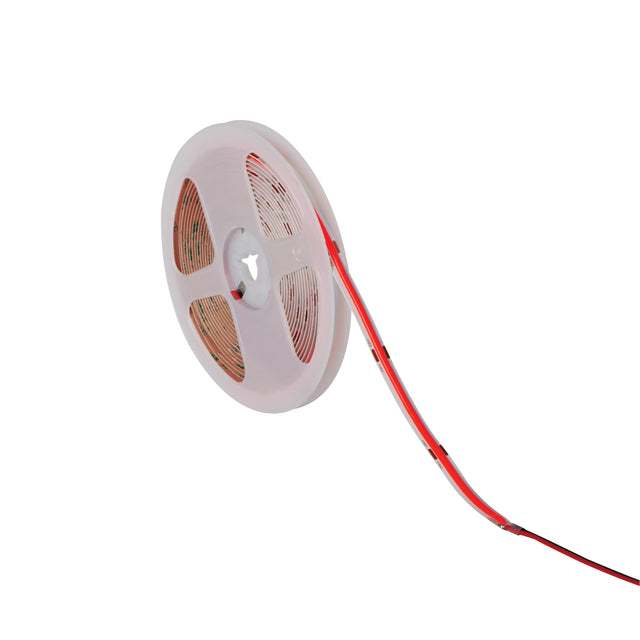 COB LED Strip 10.5W/m Red 5m 24V Cut-to-Length Reel