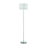 Hotel Tube Floor Lamp – Satin Nickel