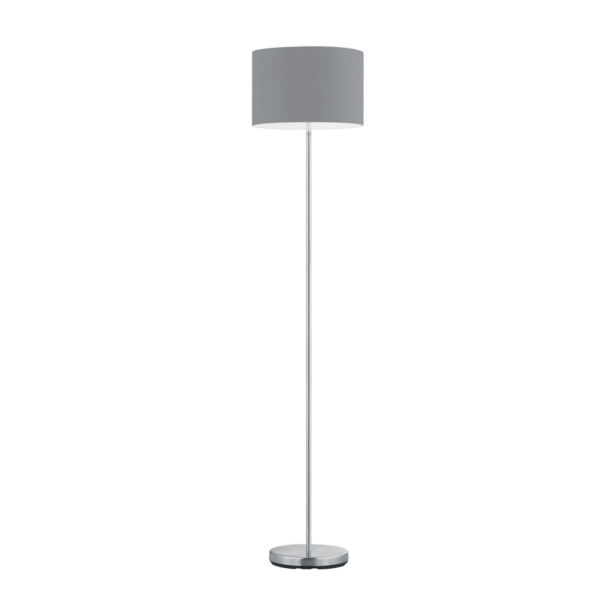 Hotel Tube Floor Lamp – Satin Nickel
