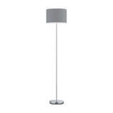Hotel Tube Floor Lamp – Satin Nickel