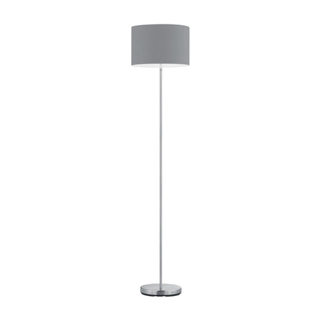 Hotel Tube Floor Lamp – Satin Nickel