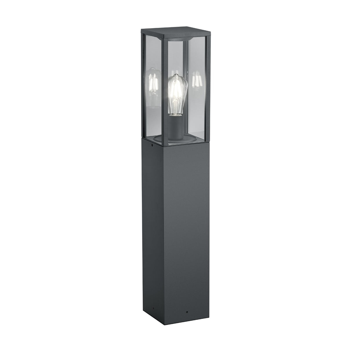 Garonne Glass Floor Lamp – Anthracite