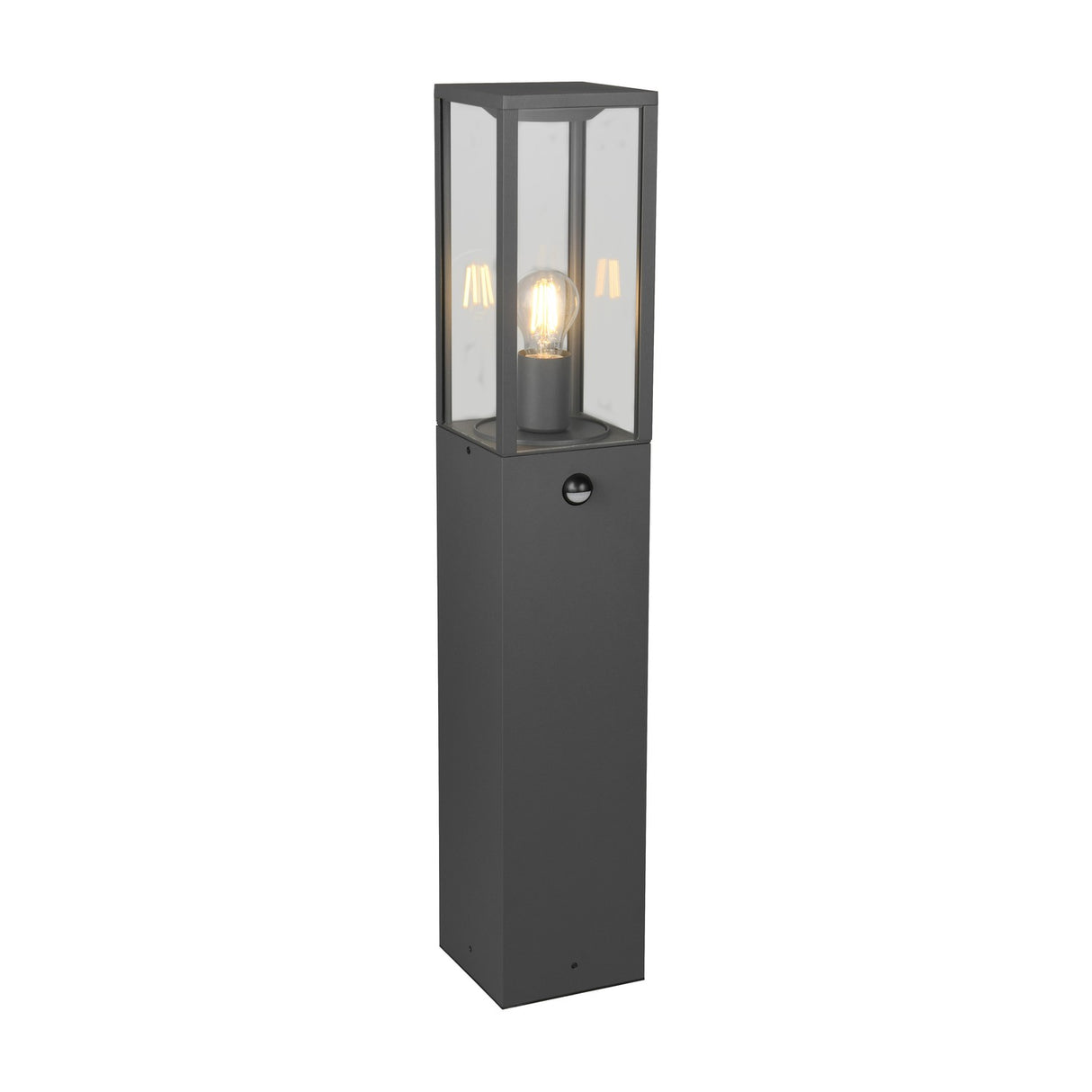 Garonne Lantern PIR Outdoor Lamp Post – Anthracite