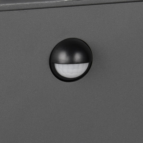 Garonne Lantern PIR Outdoor Lamp Post – Anthracite