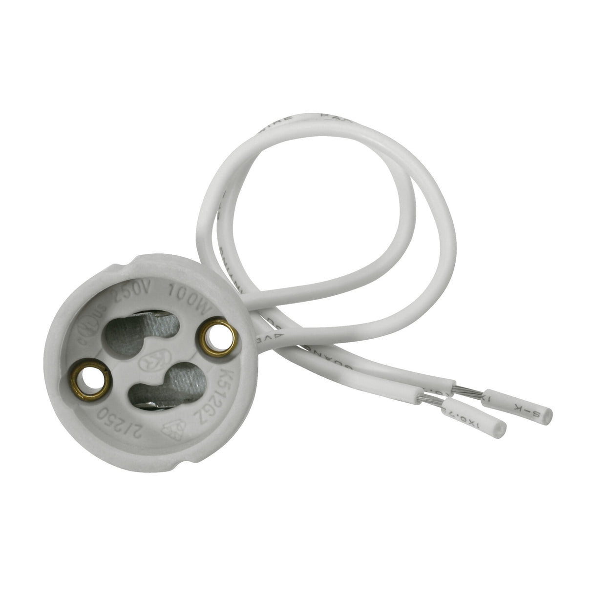 GU10 Lampholder Standard 2A - Grey Hldr