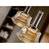 Scarlett 1 Light Glass Pendant - Amber