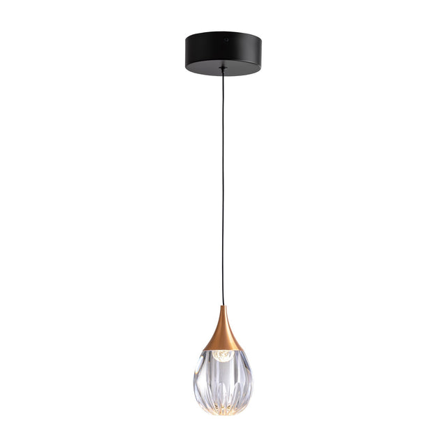 Corina LED Pendant Light - Black and Copper