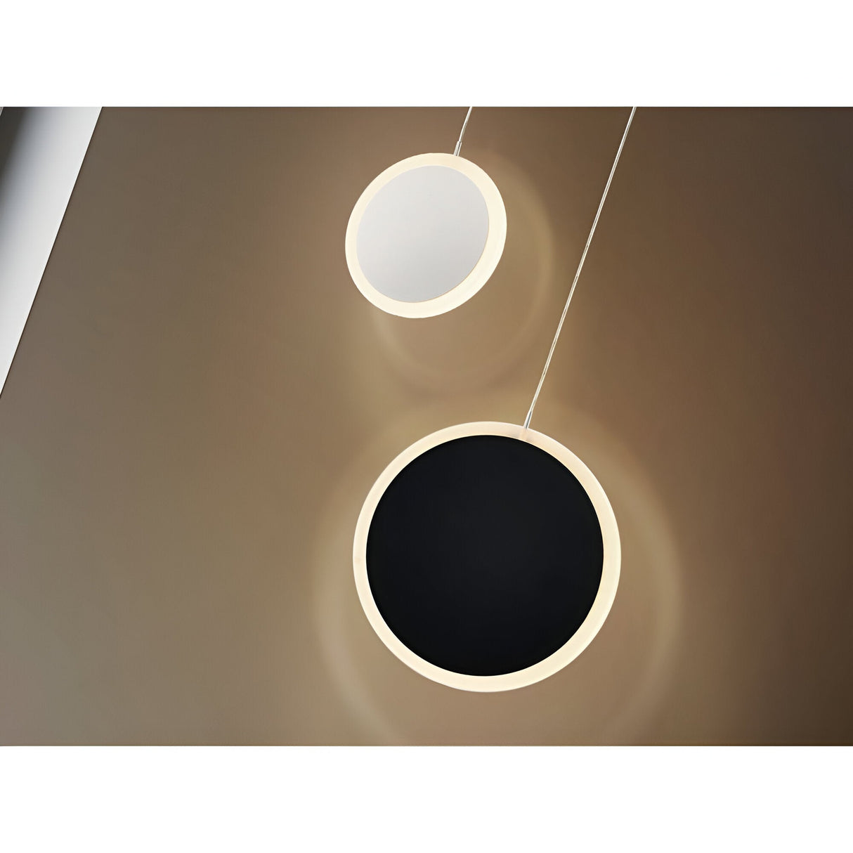 Duo 2 Light LED Cluster Pendant 9W 3000W - Black/White